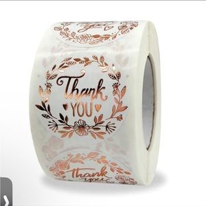 Thank You Stickers Roll of 500